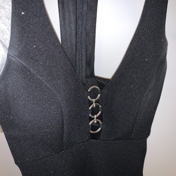 Black shimmer prom dress - Picture 3 of 4